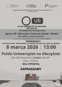 Opera VR wydarzenie 8 marca 2026